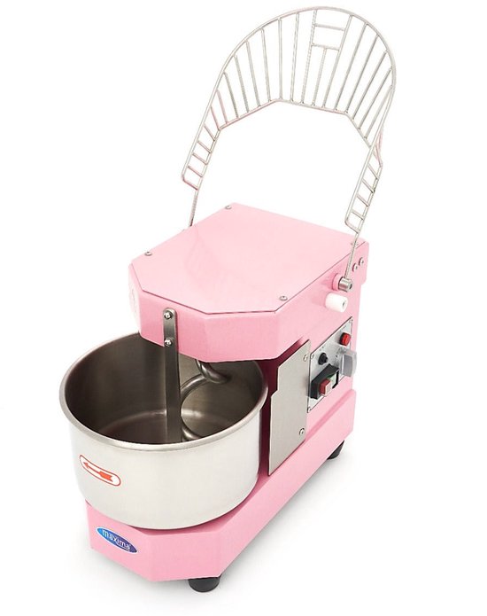 Maxima Spiraalkneder 8 L 4,5 Kg Deeg Pastel Roze - Deegkneder - Professioneel - Spiraalmixer met Veiligheidskooi - 8 liter - 4,5 kilo van Maxima — afbeelding 4
