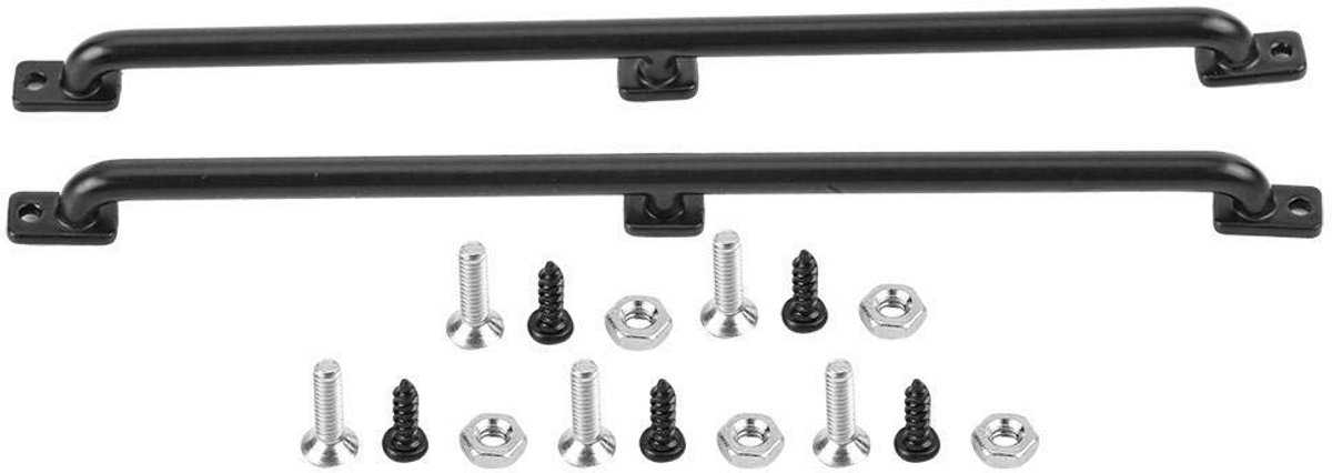 Dailygoods - RC Carrosserie Leuning - Upgrade Accessoire - Hoogwaardige Metalen - Links/Rechts - Duurzaam en Slijtvast - Geschikt voor 1/10 Schaal RC...