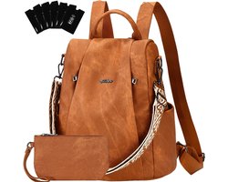 Dailygoods- Rugzak Dames - Klein/Waterdicht - Anti-diefstal - Veganistisch Leer - Comfortabele Schouderbanden - Modern Ontwerp - Handtas