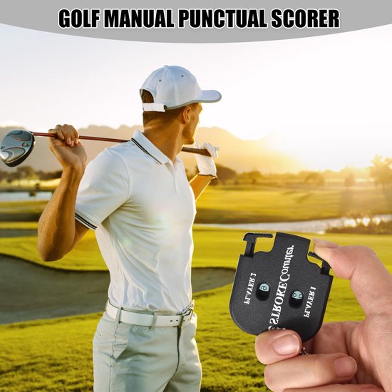 Golf Teller Mini - Golf Slagenteller - Golf Score Indicator - 2 Stuks - Lichtgewicht - Duurzaam Kunststof - Scorecounter van GOLF — afbeelding 2