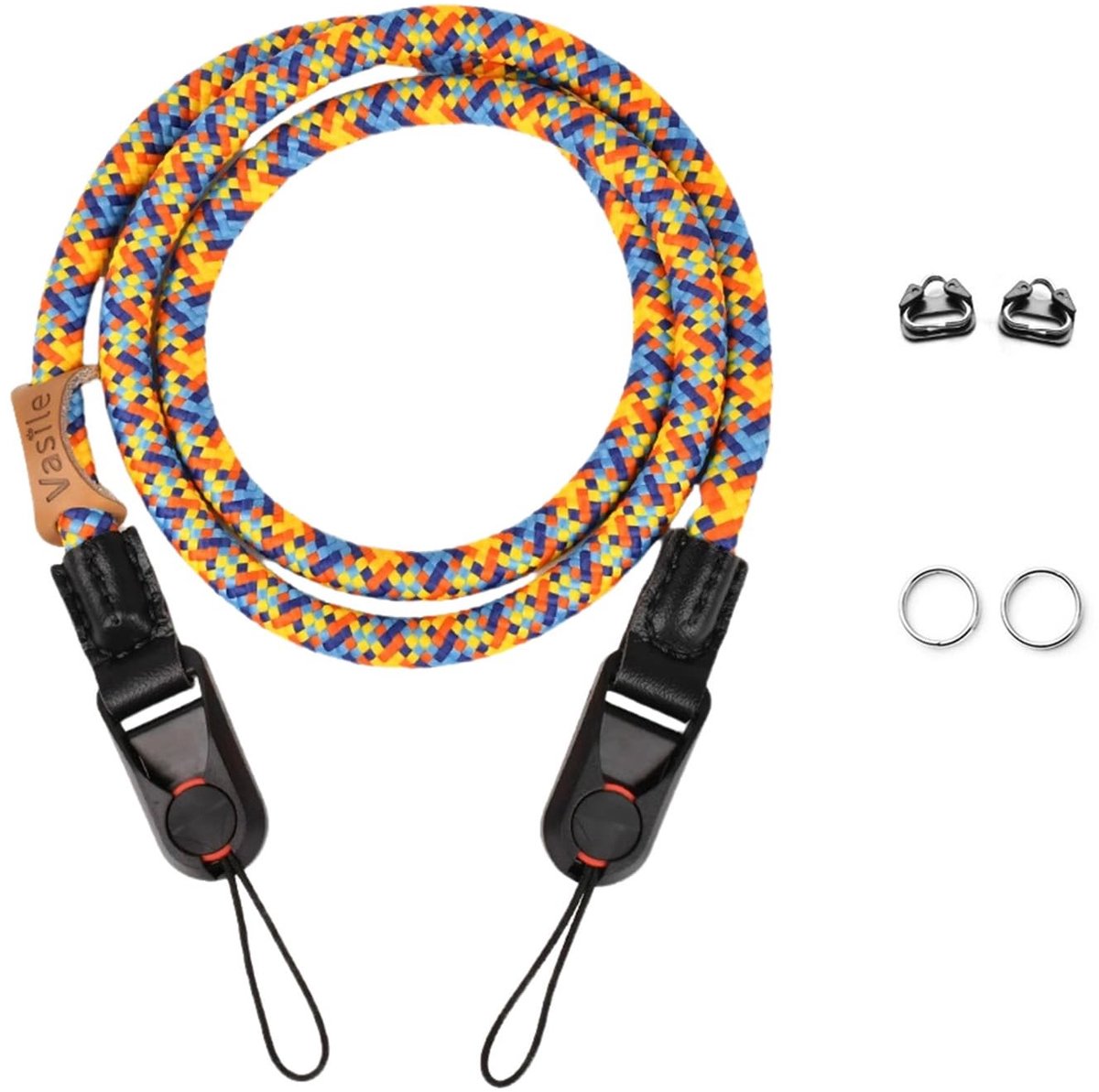 Dailygoods- Camerariem lichtgewicht - Draagriem - Schouderriem - Snelsluiting - Klimtouw - Universeel voor SLR/DSLR camera - Camera Strap