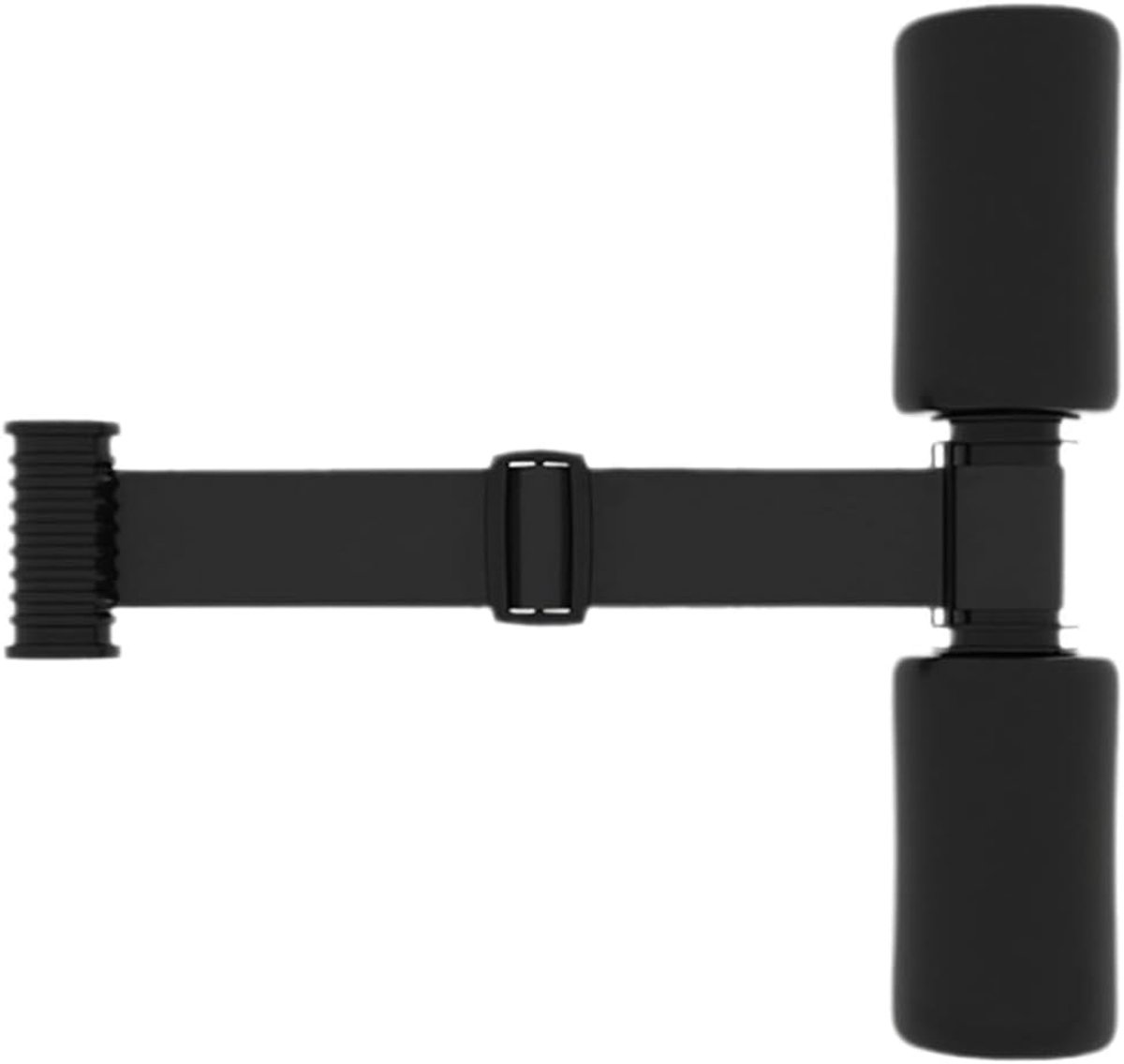 Sit-up Bar - Ab Trainer - Thuis Fitness - Verstelbare Hoogte - 30x30cm - Zwart