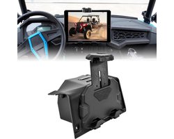 Apparaathouder Opbergbox - Dashboard Organizer - Navigatie Onderweg - Verstelbare Tablet Houder - 27 x 22 x 17 cm - Zwart