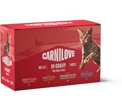 Carnilove pouch multipack in gravy kattenvoer 12x85 gr
