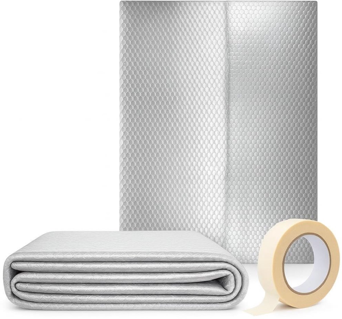 Dailygoods- Radiatorfolie met magneten - Isolatiefolie - Warmtereflecterende folie - Bespaart energie - 50cm x 5m - Veilig in gebruik - Raamfolie