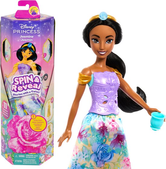 Disney Princess Draaien en Ontdekken - Jasmine pop — afbeelding 2