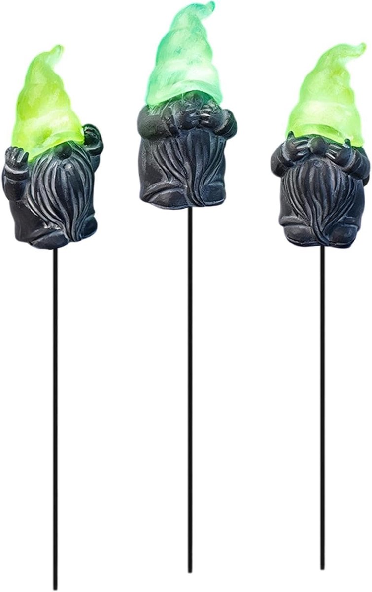 Decoratieve tuinharingen - Tuinfiguren buiten - Buiten versieren - Weerbestendig hars - 3 stuks - Multicolor