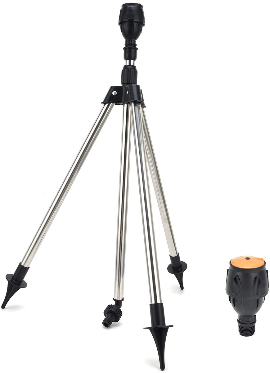 Dailygoods- Sproeier 360 Graden - Roterende Sproeier - Statiefsproeier - Tuinsproeier - Telescopische Sproeier - Automatische Irrigatie