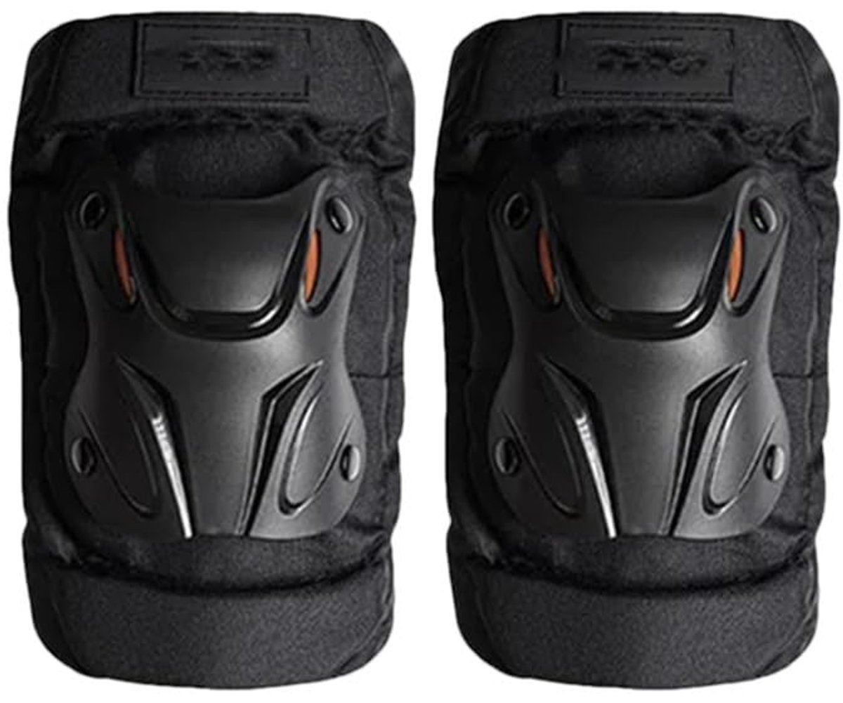 Knie Elleboog Beschermers - Protector Set - Sport Activiteiten - Verstelbaar Snelspanband - One Size - Zwart