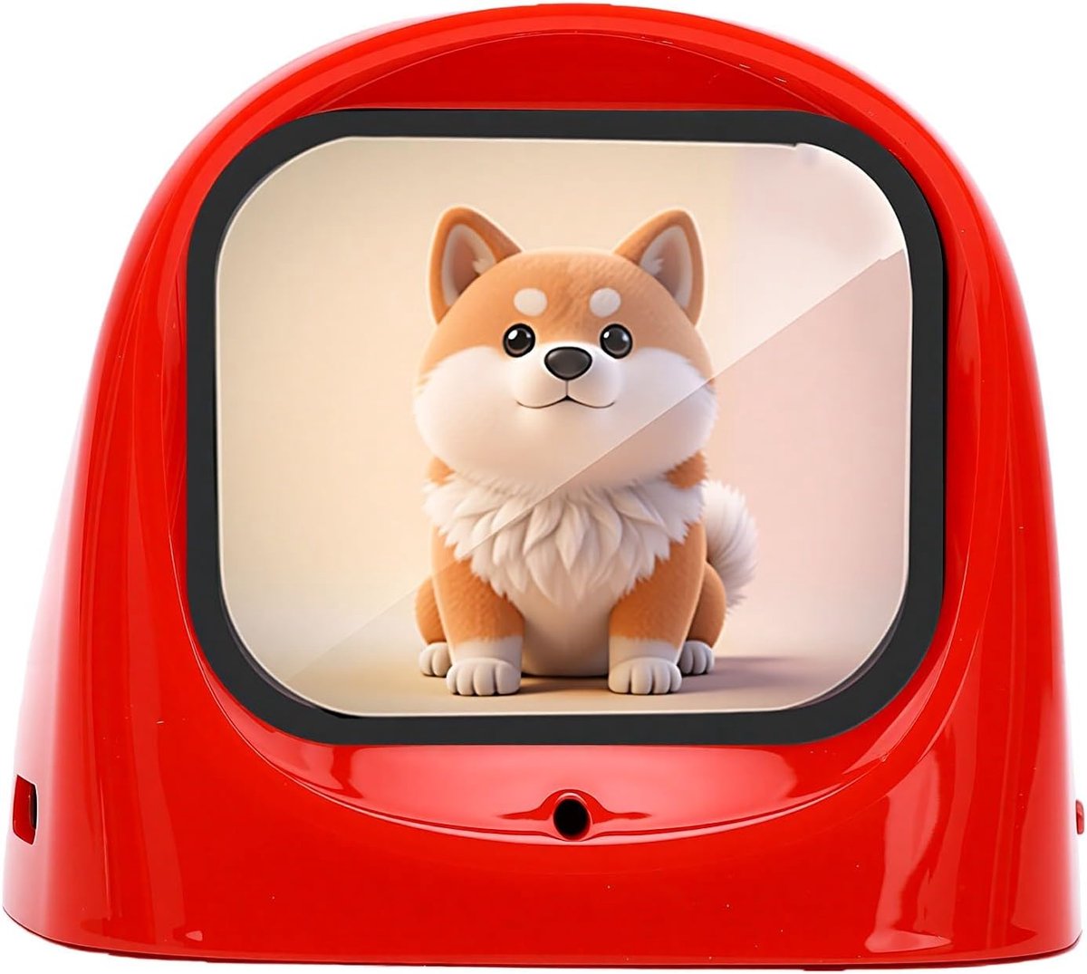 Interactieve Robot - Slimme Metgezel - Bureau Opfleuren - Dynamische Expressies - 64x63x55mm - Rood
