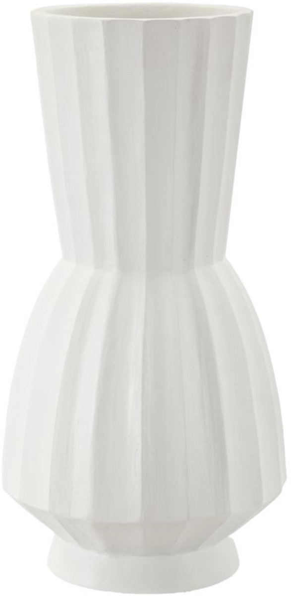 Mauro Ferretti Vaas Glint Vase Ø 25×50 cm Wit