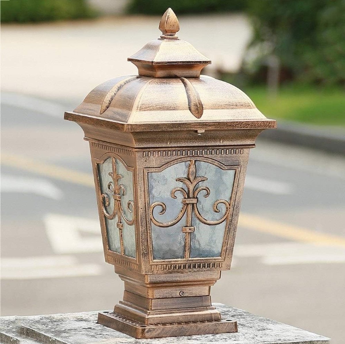 Buitenlamp - Heklamp Poortlamp - Tuinverlichting - Vintage Stijl - E27 Fitting - Zwart