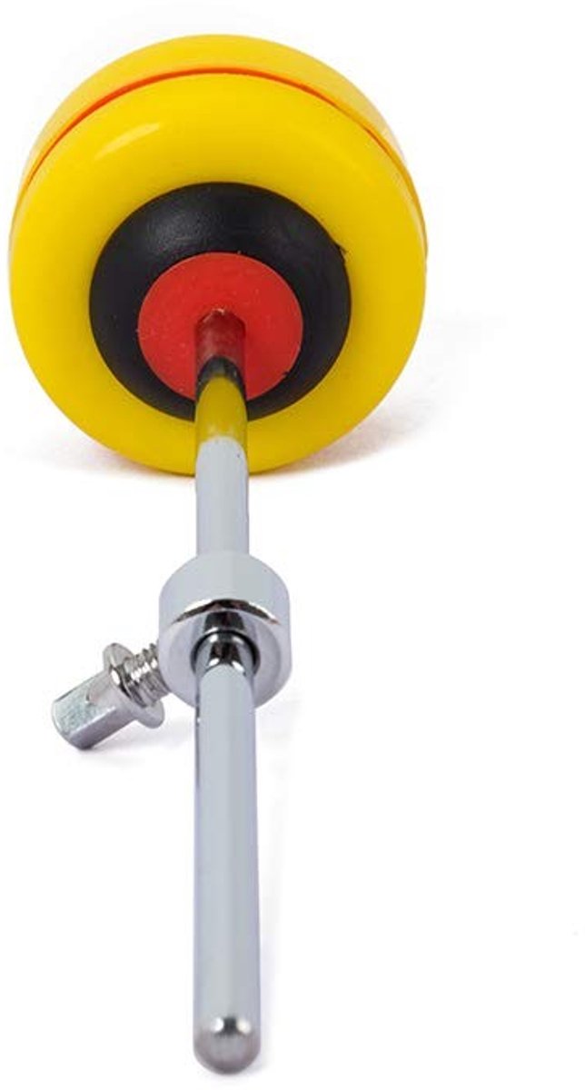 Dailygoods- Slaghamer met siliconen kop - Drumsticks - Drumstick Houder - Roestvrijstalen schacht - 5 cm diameter - Geschikt voor pedaaldoppen