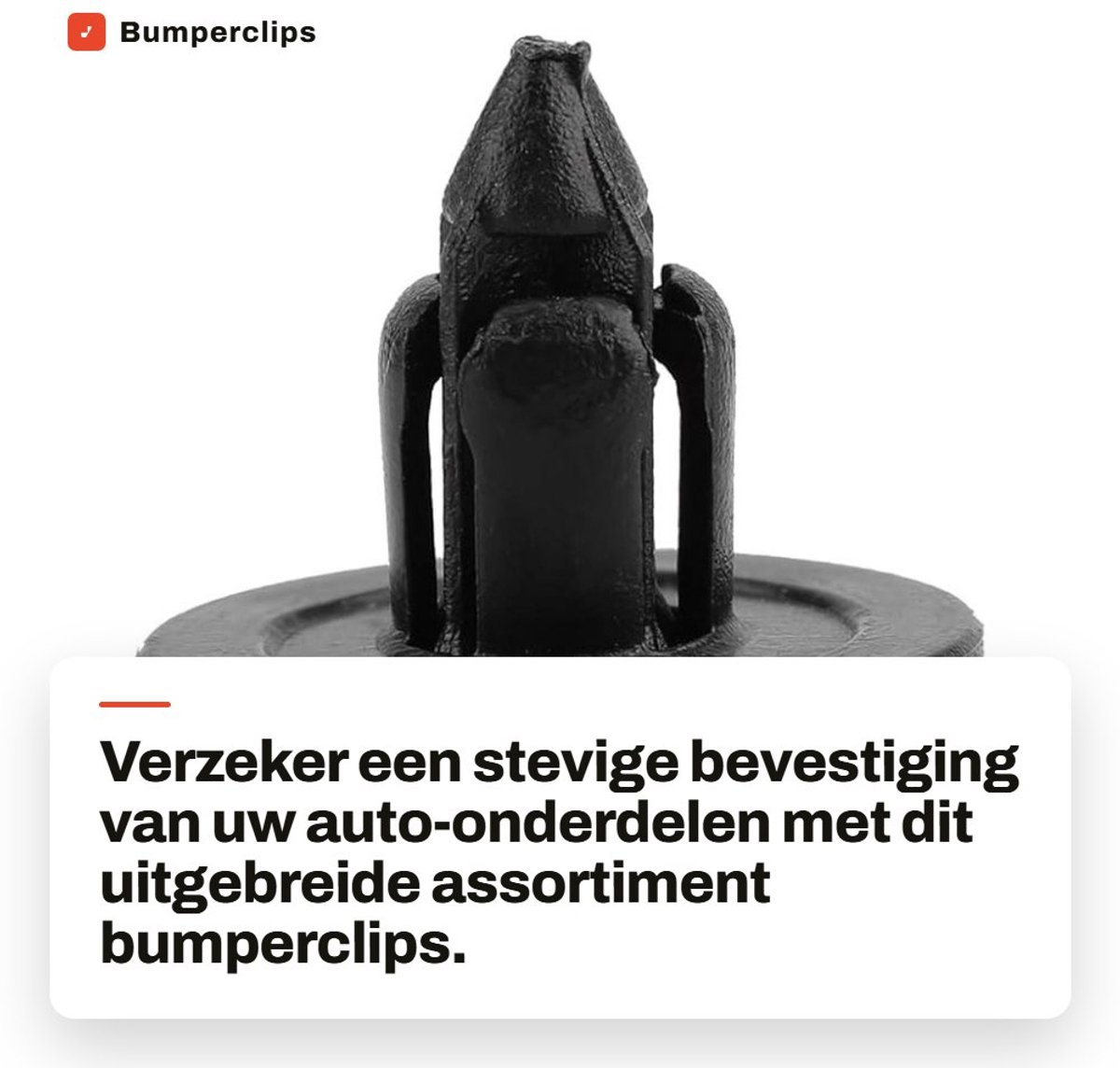 Dailygoods- Bumperclips Kunststof Bevestigingselement - Klinknagels