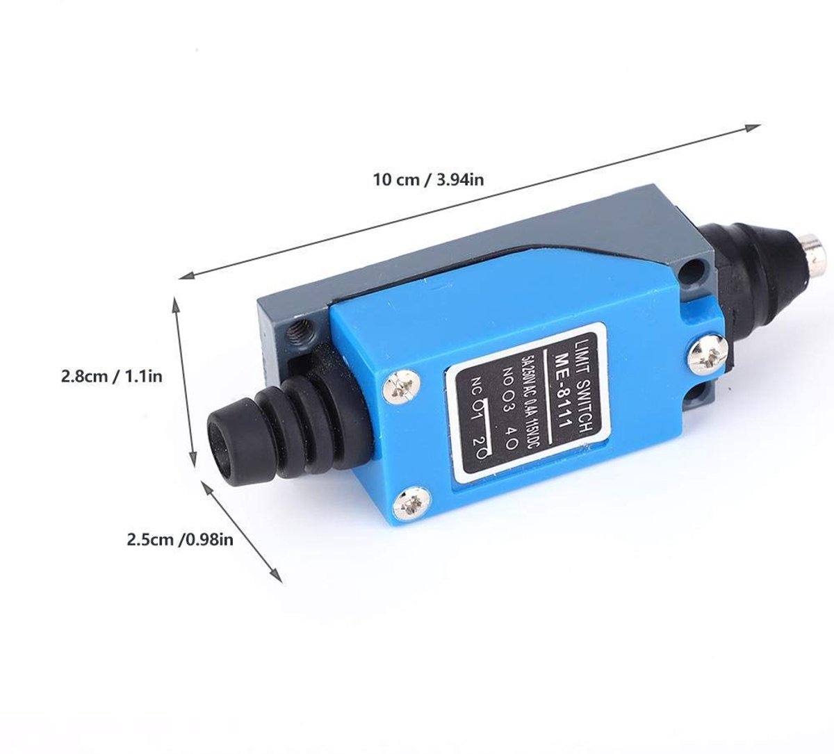 Eindschakelaar - Bewegingsmelder - Automatische besturing - Verstelbare rolhendel - 10 cm - Zwart