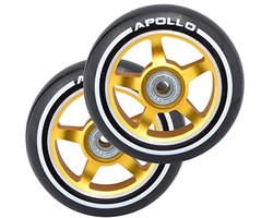 Reservewiel Set - Scooter Wielen - Freestyle Rijden - ABEC 9 Lagers - 100 mm - Goud