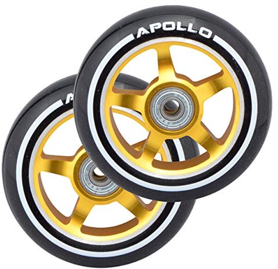 Reservewiel Set - Scooter Wielen - Freestyle Rijden - ABEC 9 Lagers - 100 mm - Goud