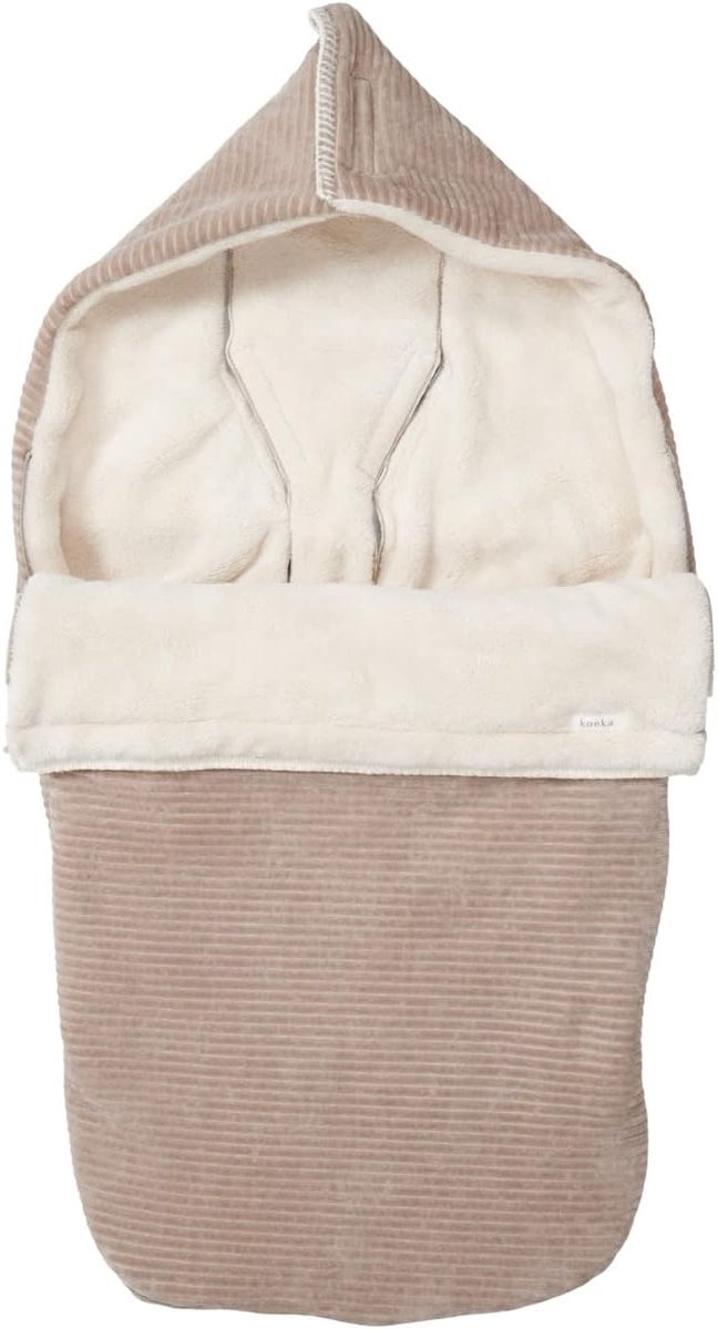Kinderwagen Voetenzak - Buggy Zak - Warme Baby - Teddy Gevoerd - Universeel - Taupe