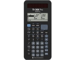 Texas Instruments TI-30X Pro MathPrint CAS calculator Black Display (digits): 16 battery-powered, solar-powered