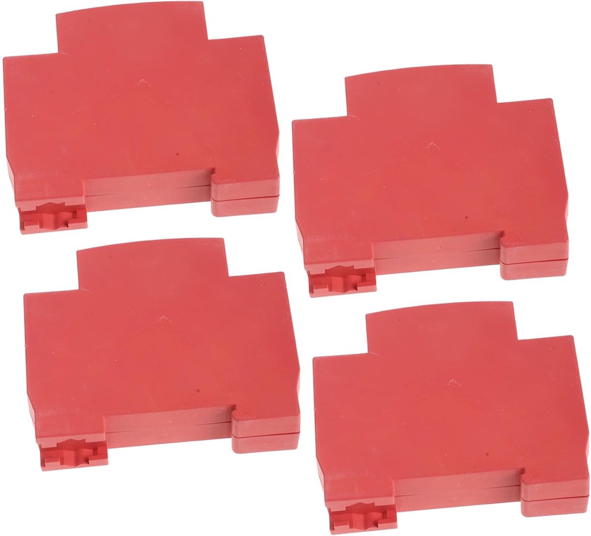 Brandblusser Behuizing - Beschermhoes Sticker - Industriële Beveiliging - Snelle Klik Installatie - 7.6 x 6.5 cm - Rood