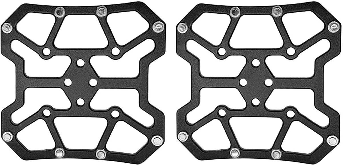 Dailygoods - Spd-Pedalen - Clipless Platformadapter - Aluminium - Platte Pedalen - Lichtgewicht - Geschikt voor Mountainbike en Racefiets