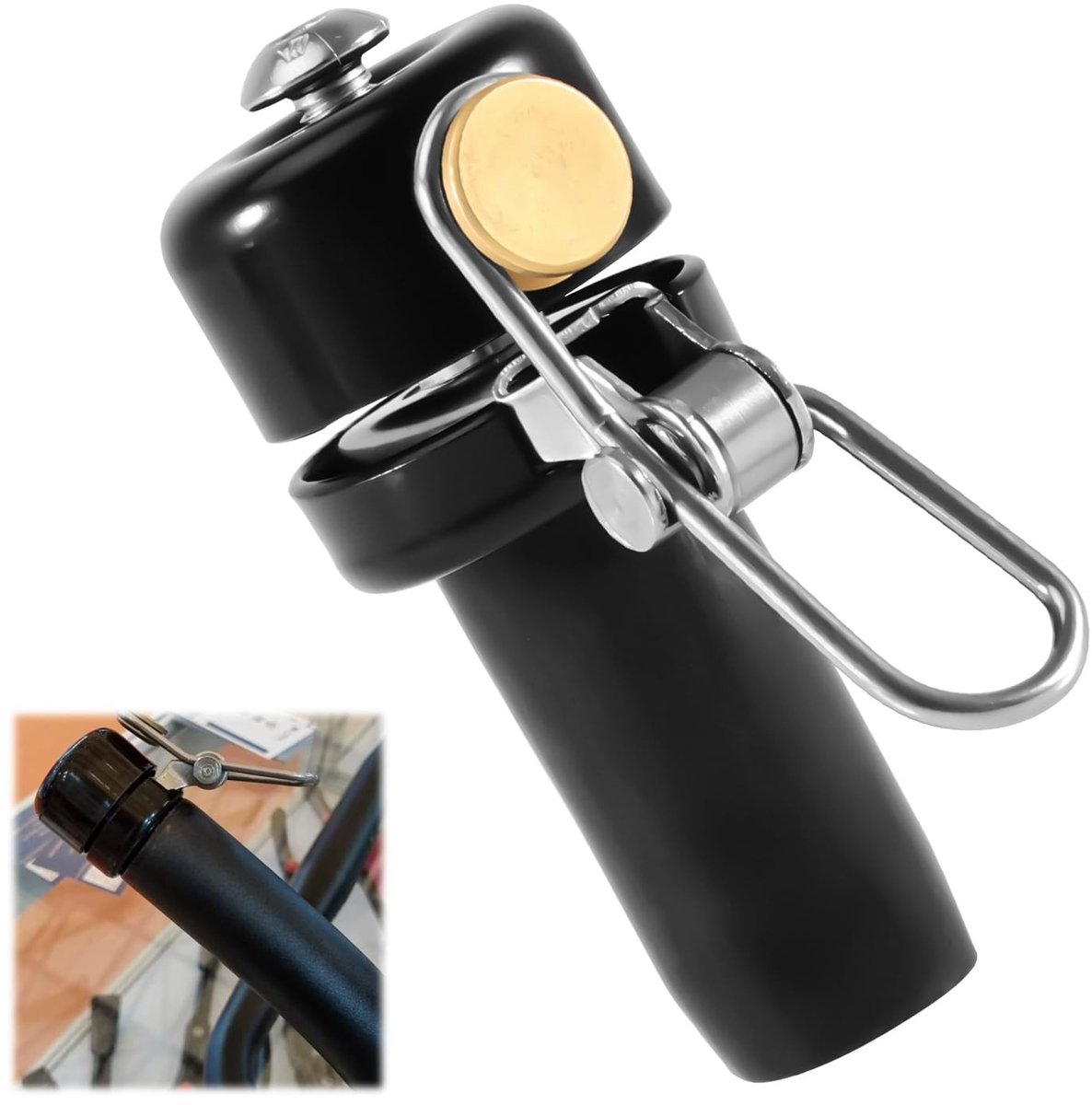 Dailygoods- Fietsbel 100 dB - Racefietsbel - Stuurbel - Handbel - Stuurbuiskap - Corrosiebestendig Koper