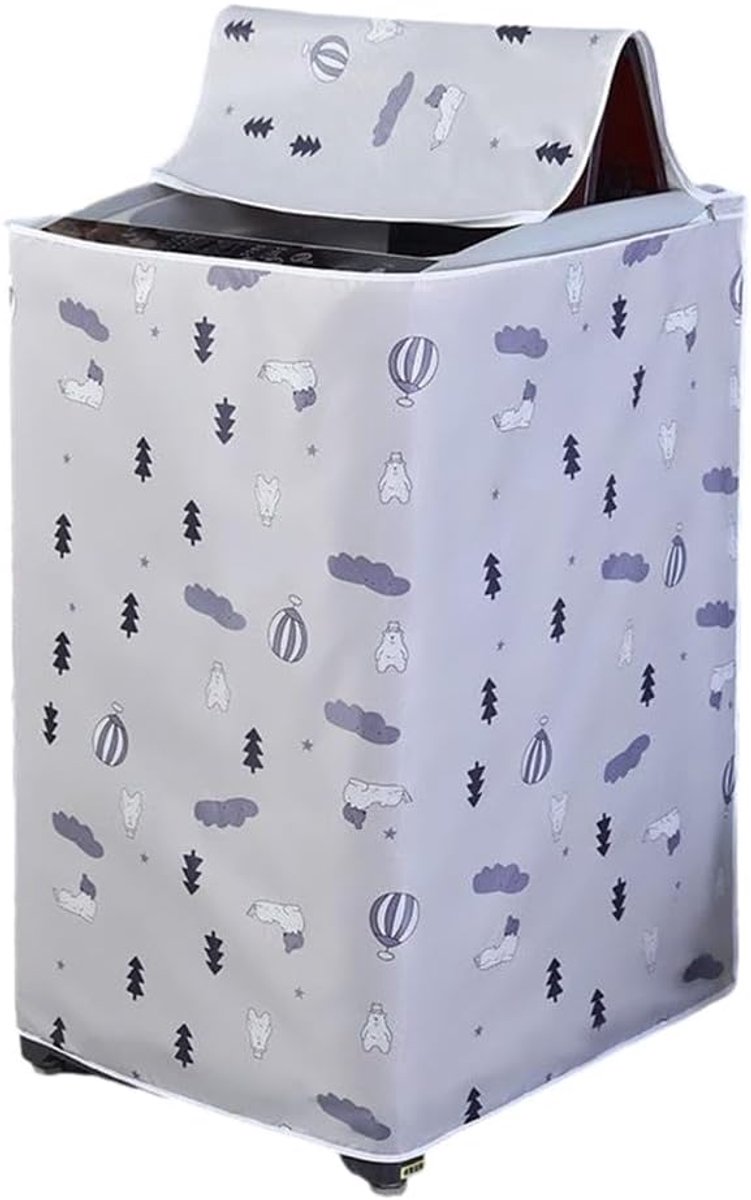 Wasmachinehoes Droger Protector Apparaat Beschermen Waterdicht en Zonwerend 60x85x52cm Boomprint