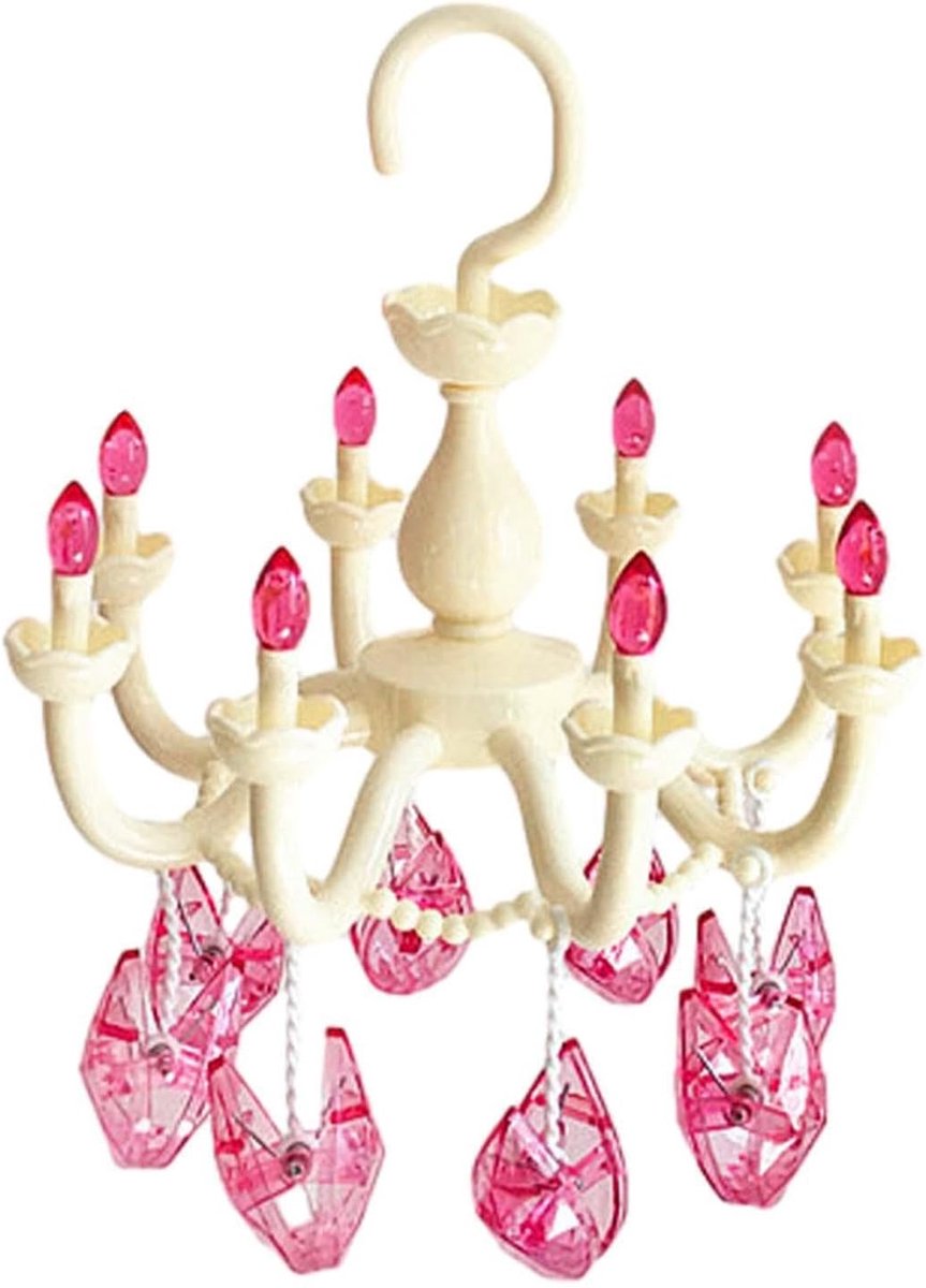 Multifunctioneel Wasrek - Kledinghanger met clips - Delicate Kleding Drogen - Kroonluchter