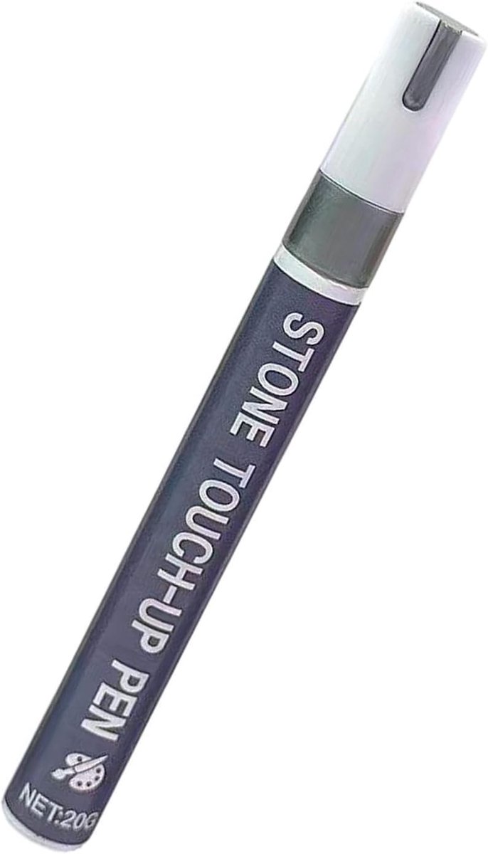 Grafsteen Marker - Steen Pen - Inscripties Herstellen - Weerbestendige Inkt - 3 mm Punt - Grijs