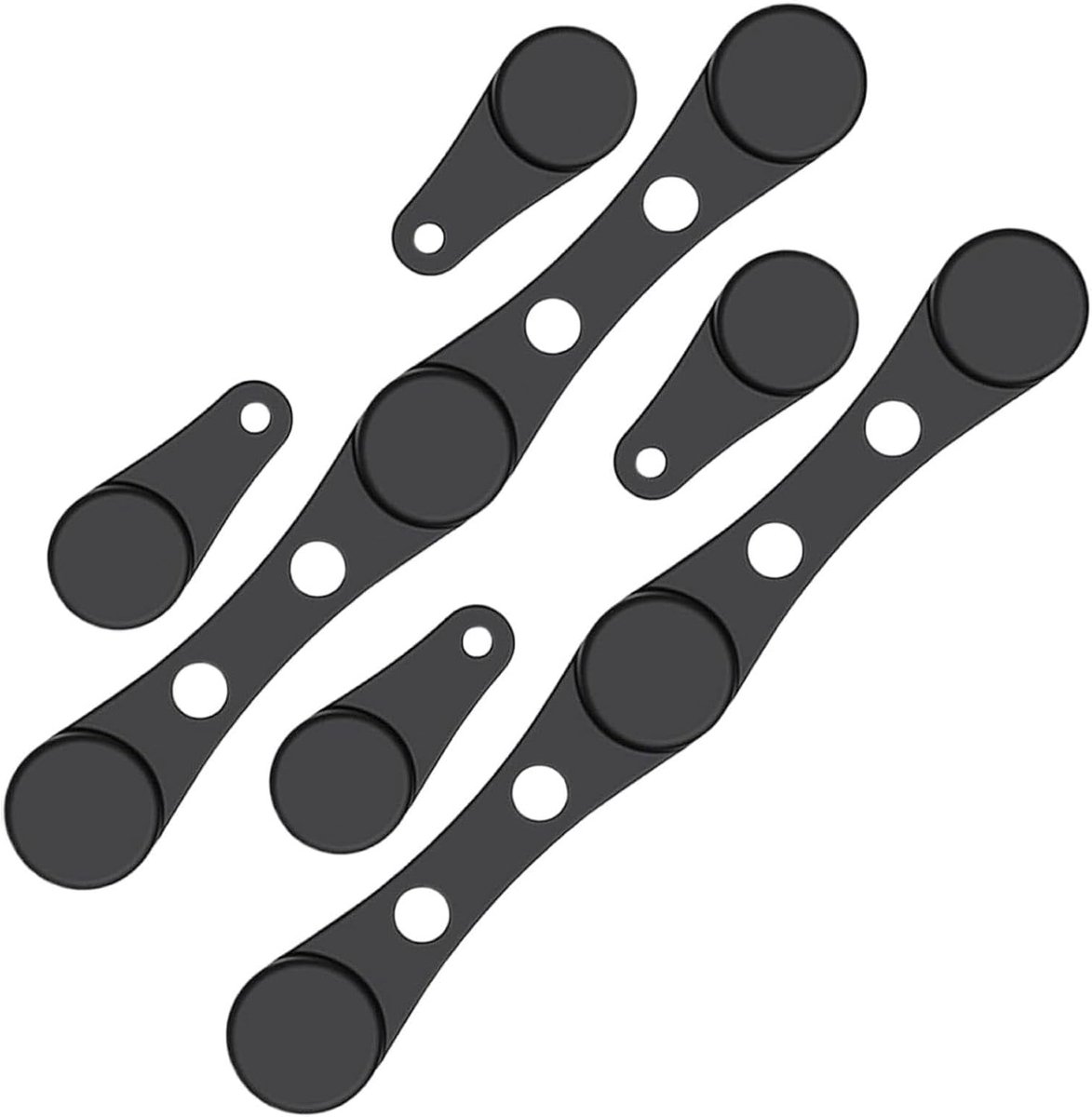 Airfryer Magneten Bakpapier Clips Schone Airfryer Hittebestendig Siliconen 2 Sets Zwart