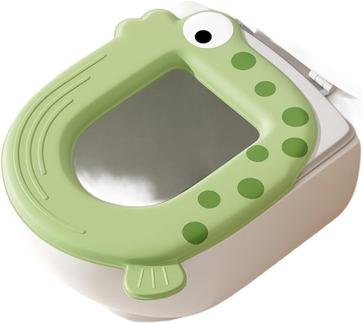 Toiletstoelhoes - WC bril kussen - Extra comfort - Waterdicht EVA materiaal - 40 x 38 cm - Groen
