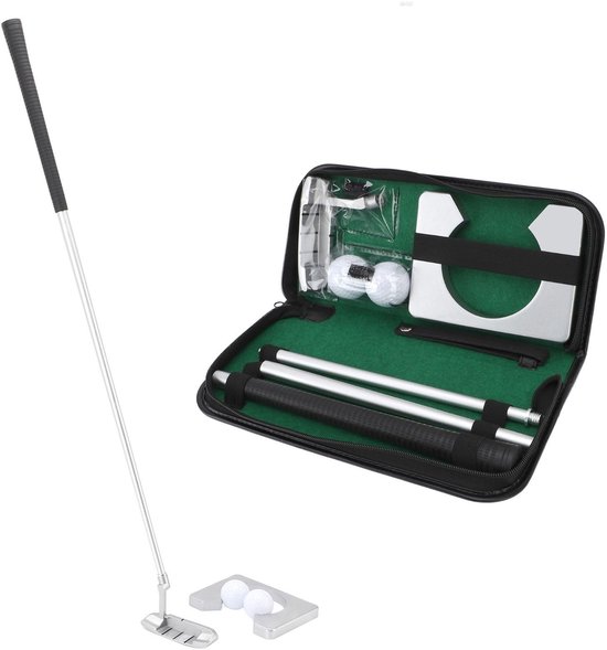 NTH products- Putter Set - Indoor Golfputter - Oefenapparatuur - Zinklegering/Aluminiumlegering - Inclusief 2 Golfballen - Opbergtas - Realistische Putting Ervaring - Golfset van Nth Products — afbeelding 4