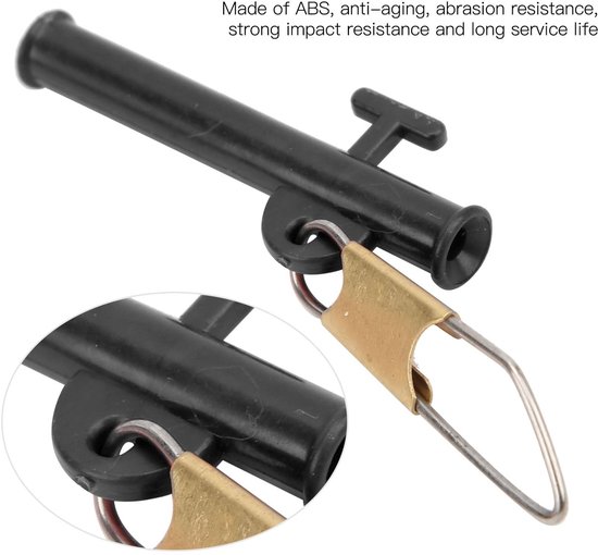 Dailygoods- Loodzak 4 Stuks - Robuust Metaal/ABS - Schuifclip - Gewicht Aansluiting - Zoutwater Accessoire - Schokbestendig - Vissysteem van Dailygoods — afbeelding 2