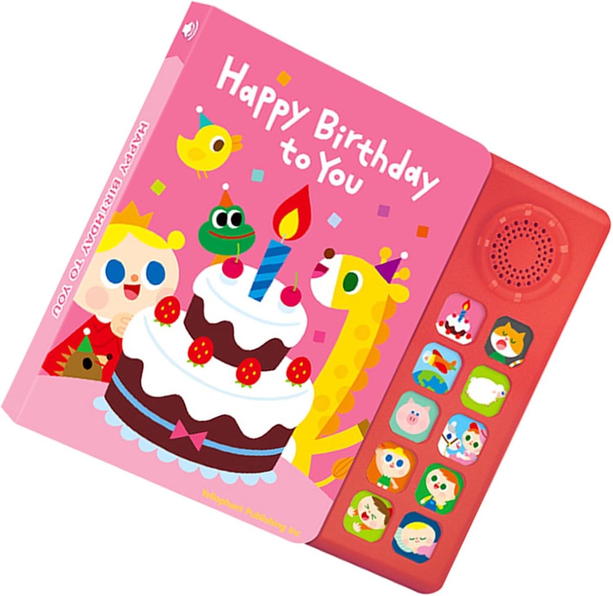 Interactief Muziekboek - Kinderliedjes Boek - Engels Leren - 10 Liedjes Geluid - 23 x 21 cm - Meerkleurig