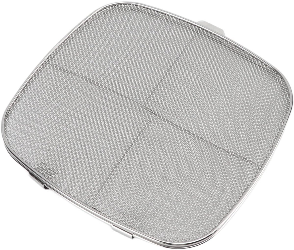 Dailygoods- Spatdeksel 30 cm - Roestvrij Staal - Vaatwasmachinebestendig - Dubbel Dek - Airfryer Accessoires - Ultrafijn Gaas