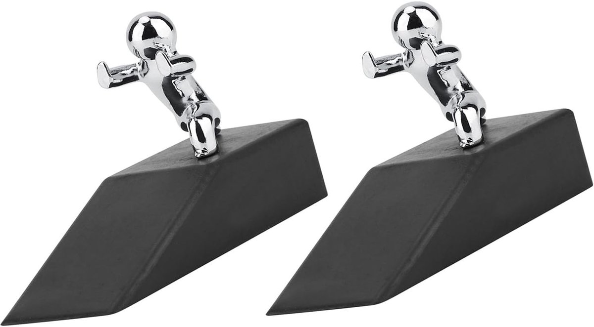 Decoratieve Deurstopper - Deurwig Rubberen Stopper - Deur Open Houden - Verzwaard Veilig Ontwerp