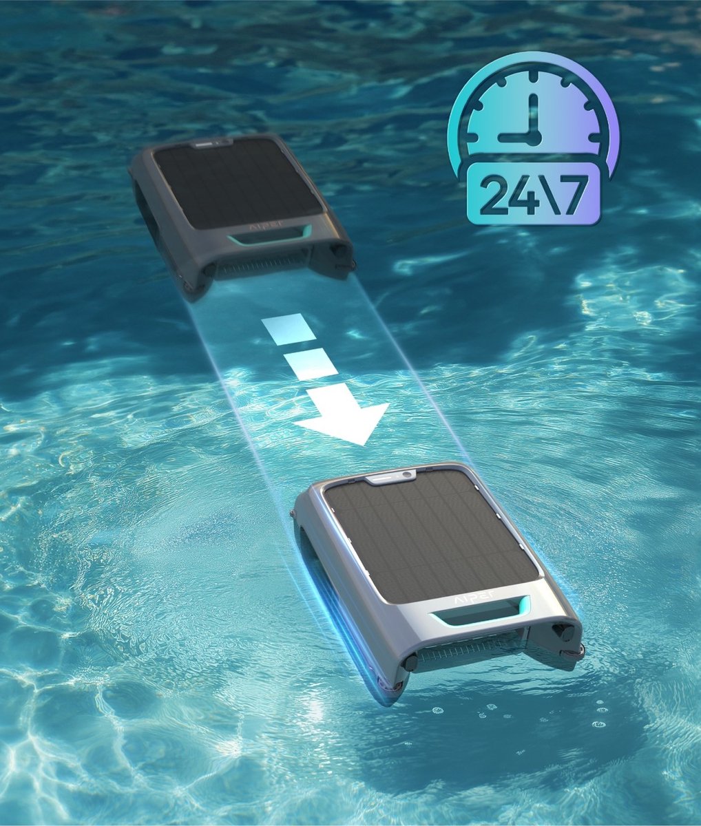 Aiper Surfer S2 Snoerloze robot zwembadafschuimer