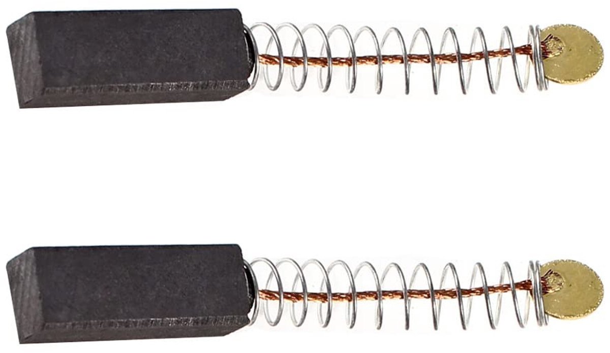 Dailygoods - Koolstofborstels voor Stroommotor 19mm x 7mm (2 Stuks)