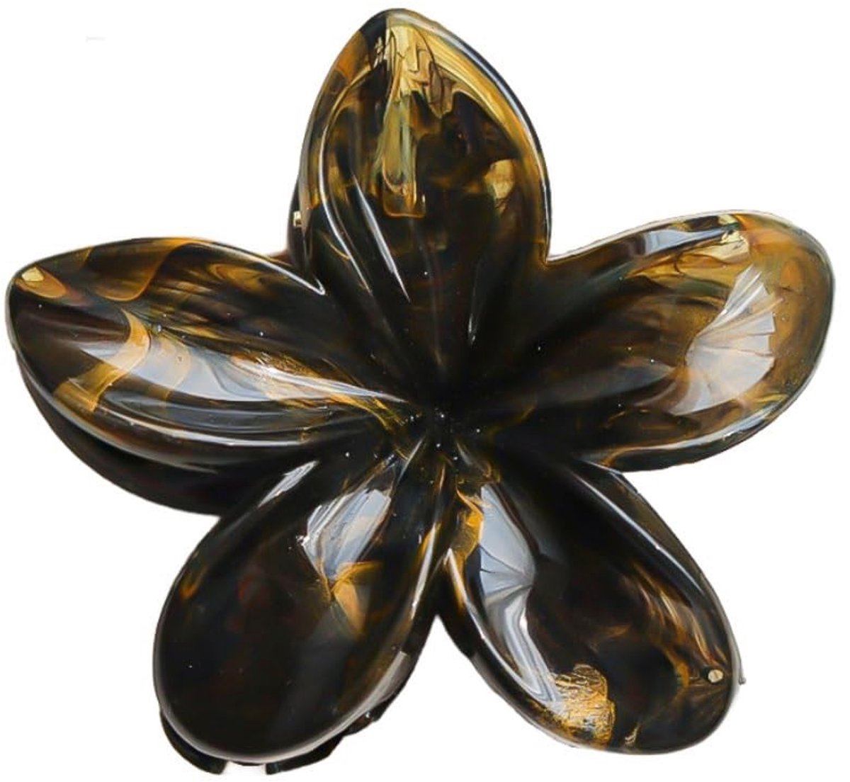 Dailygoods- Bloemenhaarspeld - Antislip Haarclip - Kunststofhars - Dames Haaraccessoire - Eén Maat - 10 Kleuren Beschikbaar