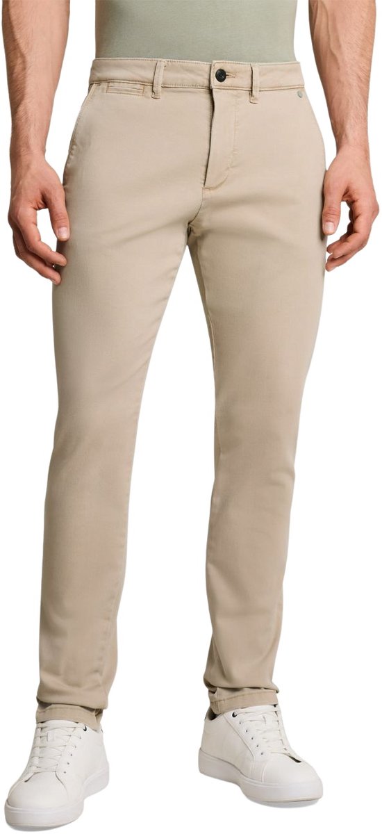 Tom Tailor Heren Chino Broek slim Beige 36W / 30L Volwassenen