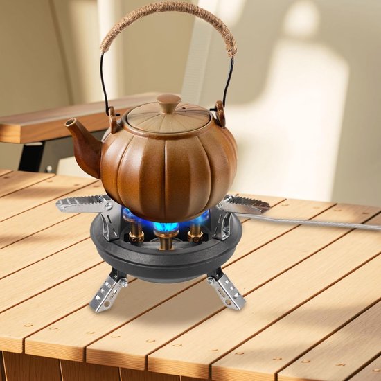 Opvouwbare Camping Kooktoestel - Draagbare Outdoor Stove - Kamperen en Hiken - Windbestendig Ontwerp — afbeelding 2