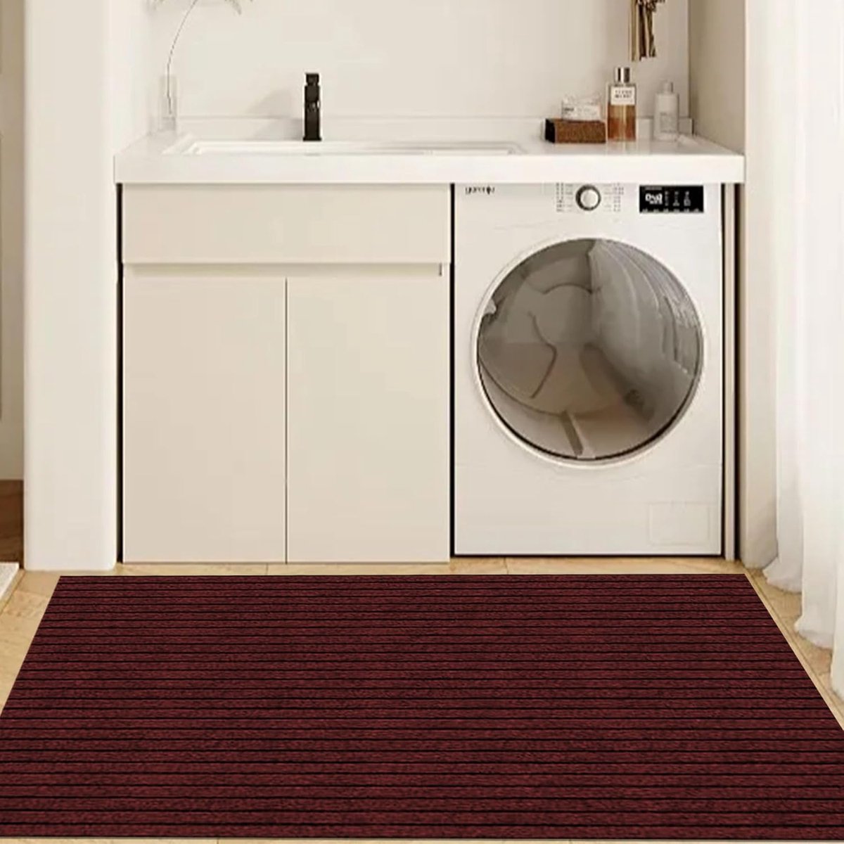 Binnendeurmat - Vloermat Entree - Vuil Vangen - Machinewasbaar Ontwerp - 145 x 168 cm - Ro