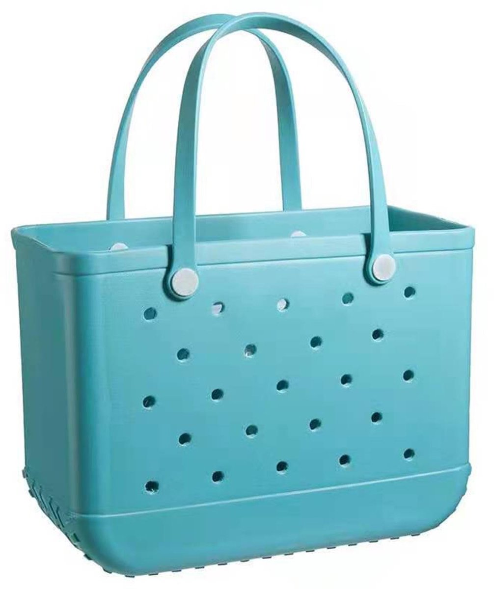 Dailygoods- Strandtas Lichtgewicht - Grote Draagtas - Waterdichte Strandtas - Antislip Onderkant - Duurzaam EVA - Perfect voor Strand en Zwembad