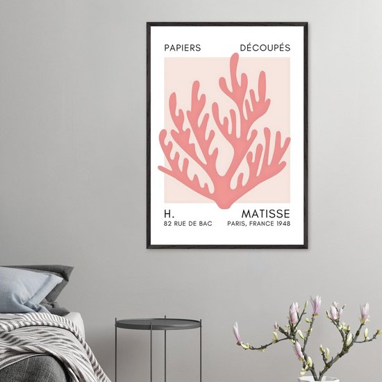 Matisse – Affiche Harmonie Coral taupe