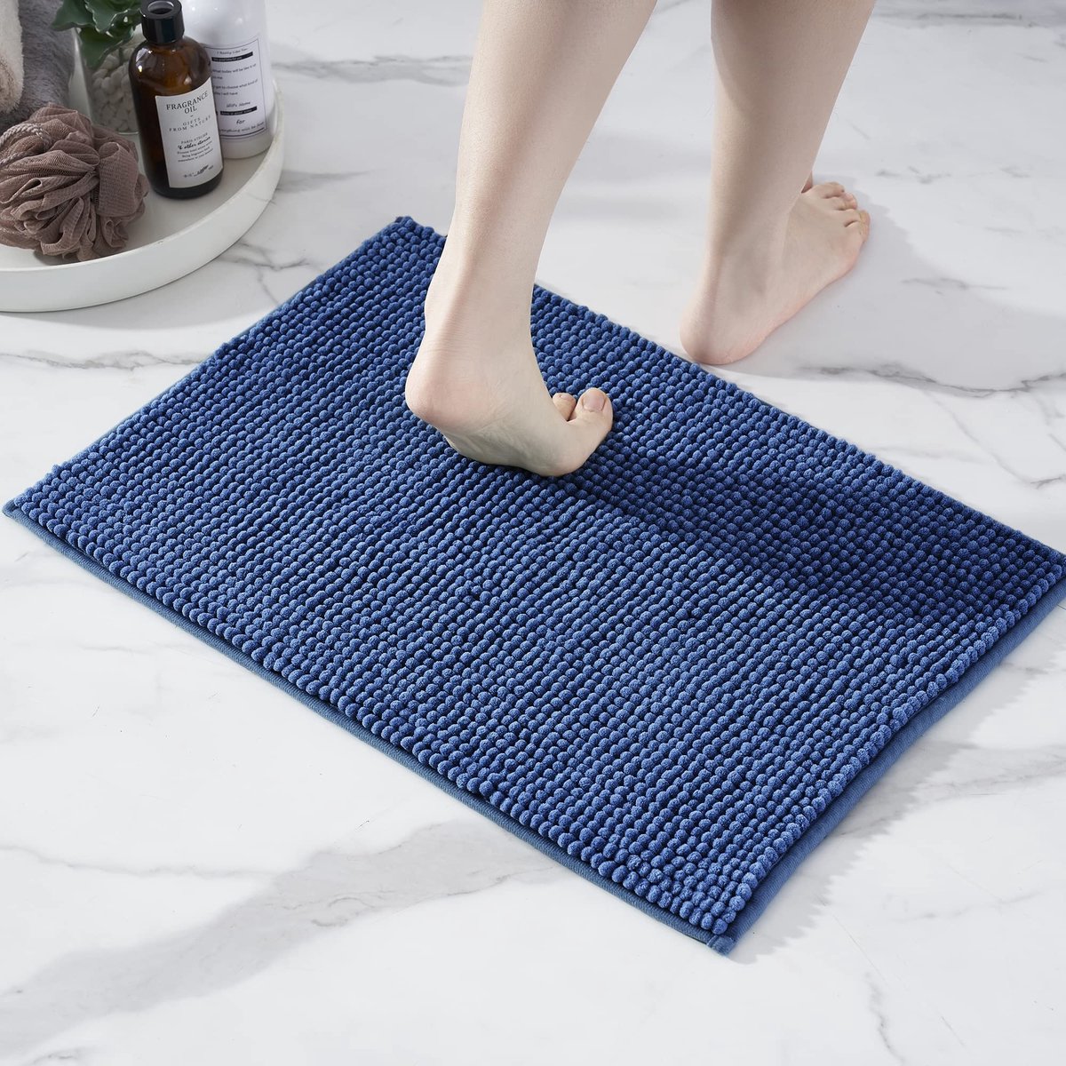 Dailygoods- Badmat Antislip 40x60 cm - Super absorberend - Machinewasbaar - Geschikt voor 