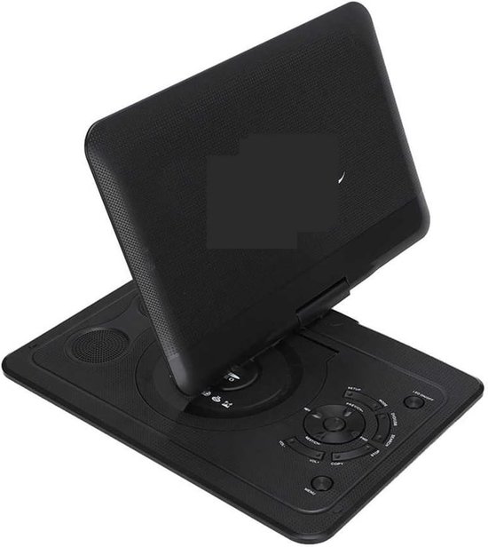 Draagbare DVD Speler - Mobiele CD Speler - Films Kijken - 270 Graden Draaibaar - 10.1 inch - Zwart — afbeelding 4