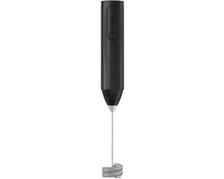 Melkopschuimer Elektrisch - Drankmixer Koffie - Koffie Maken - Drie Snelheden - 22 cm - Zwart