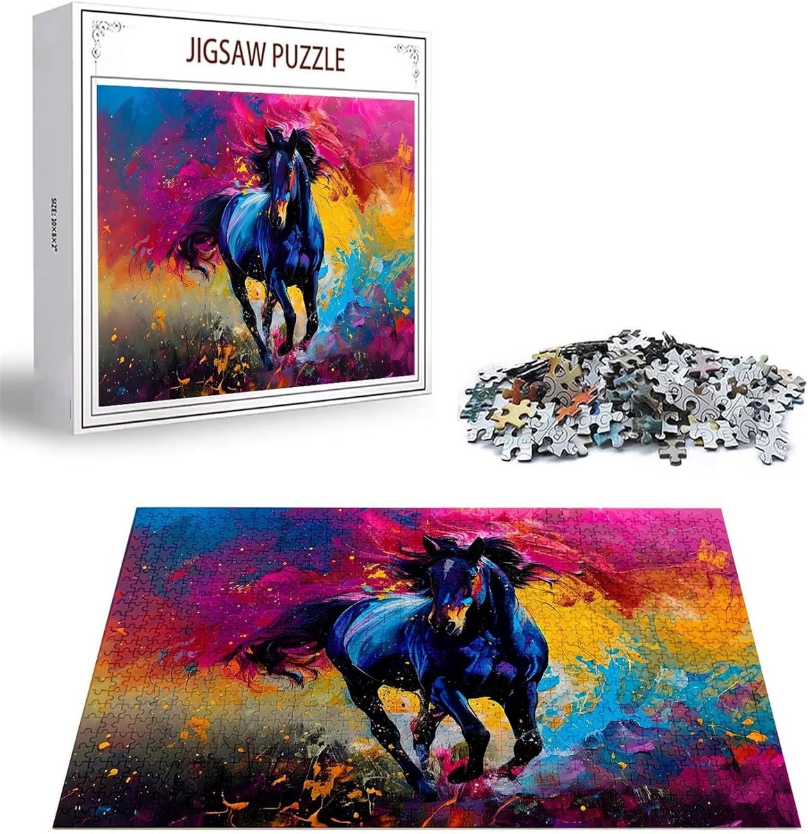 Grote Puzzelmat - Doe-het-zelf Puzzel - Ontspannend Tijdverdrijf - 4000 Stukjes - 141x87cm - Gekleurd