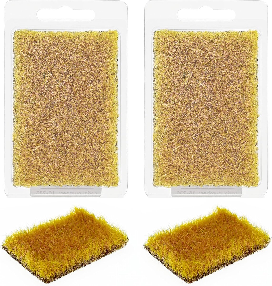 Miniatuur Gras Clusters - Hobby Gras - Terrein Bouwen - Natuurlijke Look - 22 cm Diep - Kleur 11