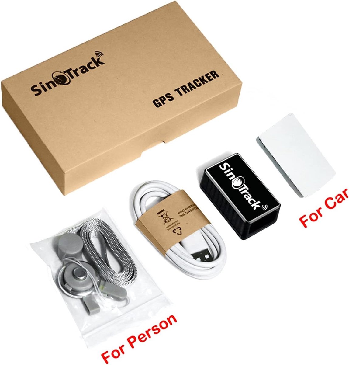 Mini GPS Tracker - Persoonlijke Locator - Objecten Volgen - Ingebouwde Spraakmonitor - 1050mAh Batterij - Zwart